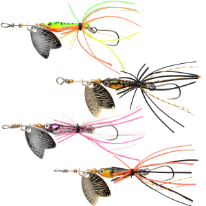 Spro 5cm 4g Larva Mayfly Micro Spinner mit Einzelhaken – Spinnköder