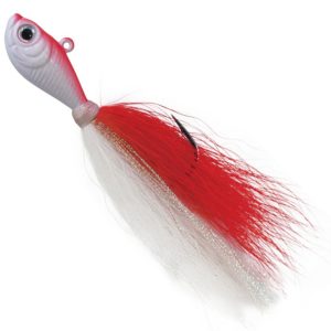 Spro Bucktail Jig Red White – Spinnfliege