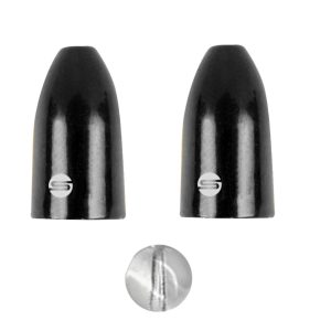 Spro Freestyle Brass Bullet Sinker – 2 Patronenbleie mit Perle
