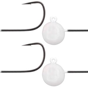 Spro Freestyle Micro Jigs 29 Glow White – 4 Jigköpfe