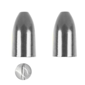 Spro Freestyle Tungsten Bullet Sinker – 2 Patronenbleie mit Perle