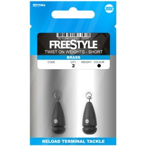 Spro Freestyle Twist On Weights Short Brass – 2 Gewichte