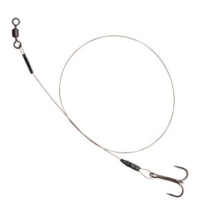 Spro HD Baitfish Rig 30cm Stahlvorfach 7×7 mit Drilling