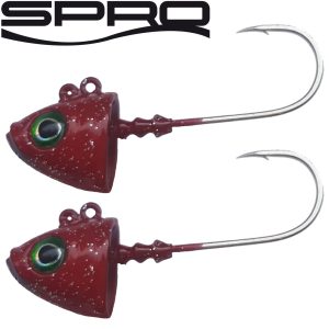 Spro Jighead Fish Head Jig 22 – 2 Jighaken Gamakatsu