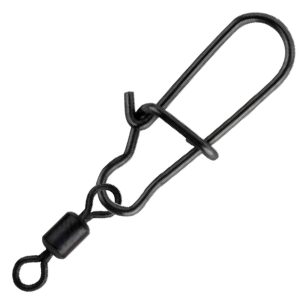 Spro Matt Black Easy Snap + Rolling Swivel – Snaps