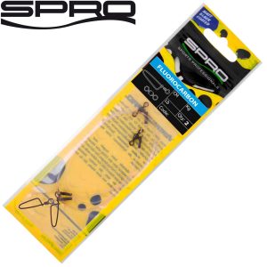 Spro Matt Black Leader Fluorocarbon – 2 Spinnvorfächer