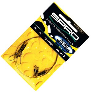 Spro Pike Fighter Wire Leader 7×7 – 2 Stahlvorfächer