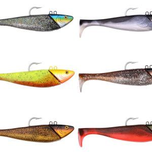 Spro Salty Beast Mega Jig Shad 24cm 470g – 2 Gummiköder + 1 Jigkopf