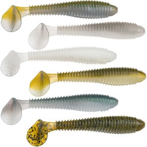 Strike King 12cm Rage Swimmer – 6 Gummifische