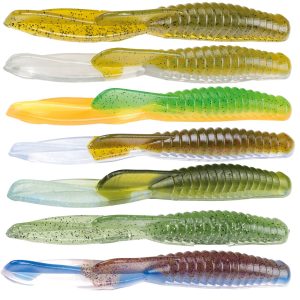 Strike King KVD DropShot Half Shell 9cm – 9 Gummiköder