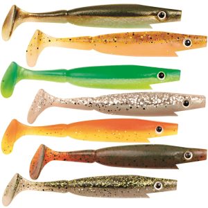 Strike Pro Piglet Shad 10cm 7g – 6 Gummifische
