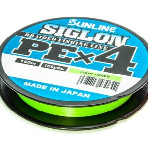 Sunline Siglon PE X4 Light Green 150m – Geflochtene Schnur