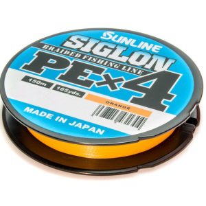 Sunline Siglon PE X4 Orange 150m geflochtene Schnur