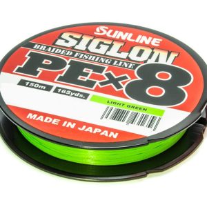 Sunline Siglon PE X8 Light Green 150m – Geflochtene Angelschnur