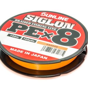 Sunline Siglon PE X8 Orange 150m – Geflochtene Schnur