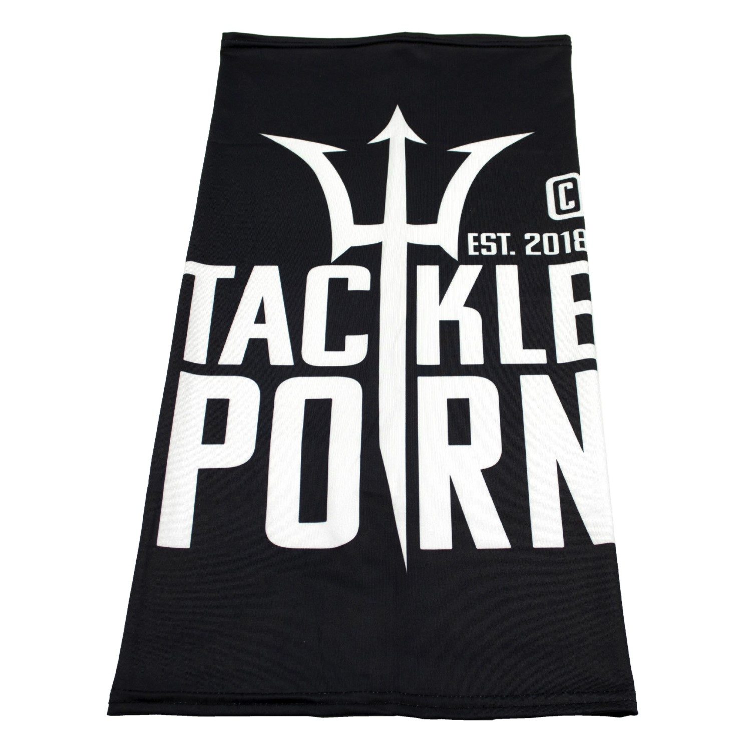 Tackle P*rn Milk Silk Faceshield "Fat Logo" schwarz