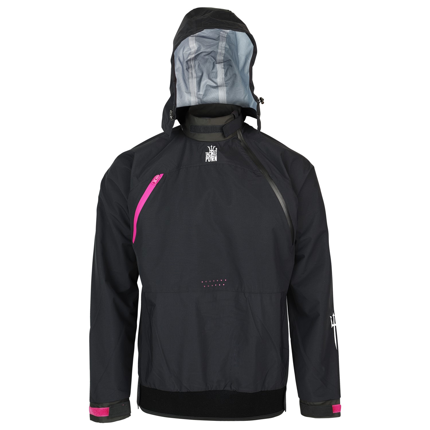 Tackle P*rn Pink Popper Jacket – Regenjacke Gr. S – schwarz