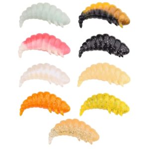 Trout Master Fat Camola 40mm – 8 künstliche Bienenmaden