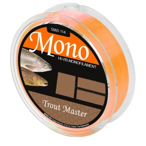 Trout Master Hi-Vis Mono Orange – 200m Forellenschnur