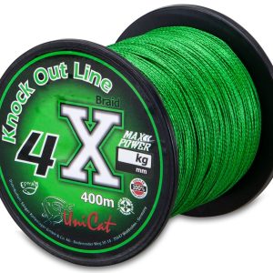Uni Cat Knock Out Line Braid 4X – 400m geflochtene Wallerschnur