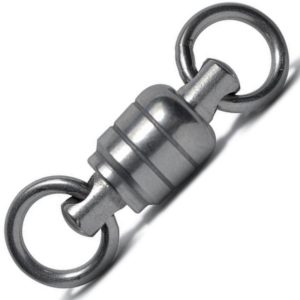 VMC 3260 Stainless Ball Bearing Swivel with 2 welded Rings – 3 Wirbel