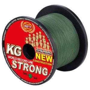 WFT 0,64mm 109kg Strong Green – 600m geflochtene Angelschnur