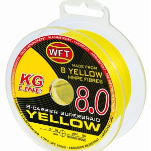 WFT KG 8 gelb 150m – Geflochtene Angelschnur