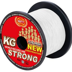 WFT NEW KG Strong Trans 600m 0,12mm 15kg – geflochtene Angelschnur