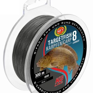 WFT TF8 Karpfen black 0,22mm 300m 20Kg – Karpfenschnur