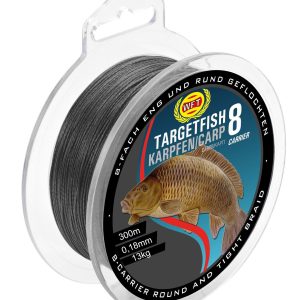 WFT TF8 Karpfen black 300m 0,18mm 13kg – Karpfenschnur
