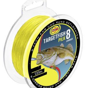 WFT TF8 Pilk gelb 220m – geflochtene Meeresschnur