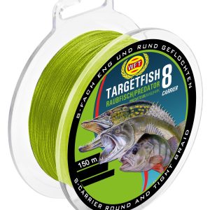 WFT TF8 Raubfisch Schnur chartreuse 150m