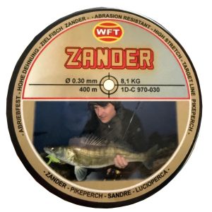WFT Zielfisch Zander 0,30mm 8,1kg – 400m monofile Angelschnur