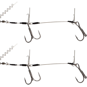 Westin Add-It Shallow Rig Double 1×7 40,8kg – 2 Gummifischsysteme