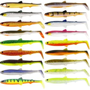 Westin BullTeez Shadtail 9,5cm 7g – 2 Gummifische