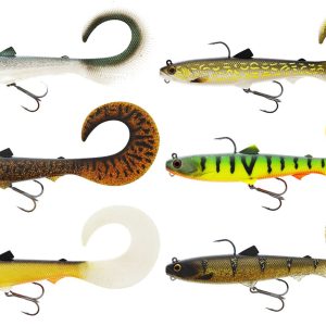 Westin Bullteez Curltail R2F 16cm 35g Sinking – montierter Gummifisch