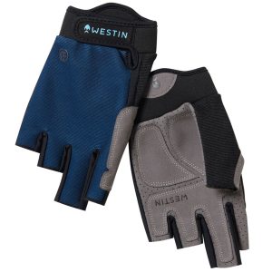 Westin Drip upf Half Finger Glove Petrol Blue – Angelhandschuhe