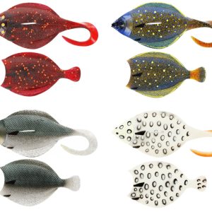 Westin Flat Matt Jig 28g 8,5cm  – 1 Jighaken + 2 Gummifische