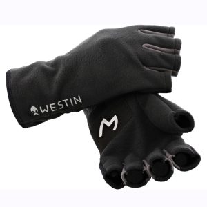 Westin HLF Fleece Gloves Carbon Black – Angelhandschuhe