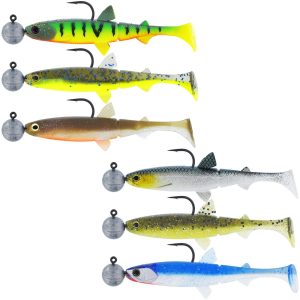Westin Hyproteez Shadtail R 'N R 6,5cm 3g – 3 montierte Gummifische