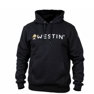 Westin Hoodie Black – Angelpullover mit Kapuze