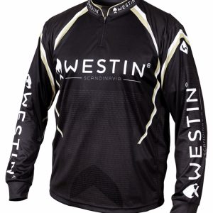 Westin LS Tournament Shirt Black/Grey  – Team Angelshirt