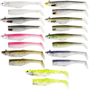 Westin Magic Minnow Jig 15cm 52g – 1 Jigkopf + 2 Gummifische
