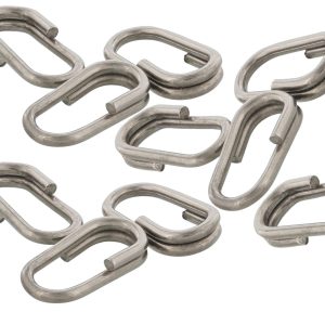 Westin Oval Splitting Black Nickel – 10 Sprengringe