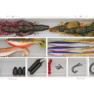 Westin Perch Box Dropshot + Texas & Carolina – 45-teiliges Köderset