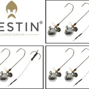 Westin RoundUp Propeller – 2 Jighaken 7/0 & 1 Stinger