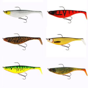 Westin Shadteez R 'N R 16cm 55g Sinking – 1 montierter Gummifisch