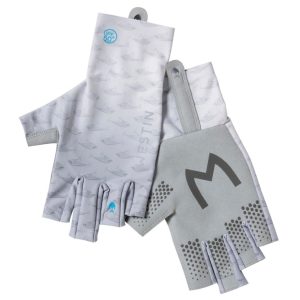 Westin Solar Upf Half Finger Glove Grey – Handschuhe Angelhandschuhe