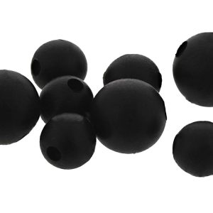 Westin Stopper Beads Black – 10 Gummiperlen