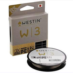Westin W3 8-Braid 0,205mm 10,1kg Smokey Grey – 150m Angelschnur